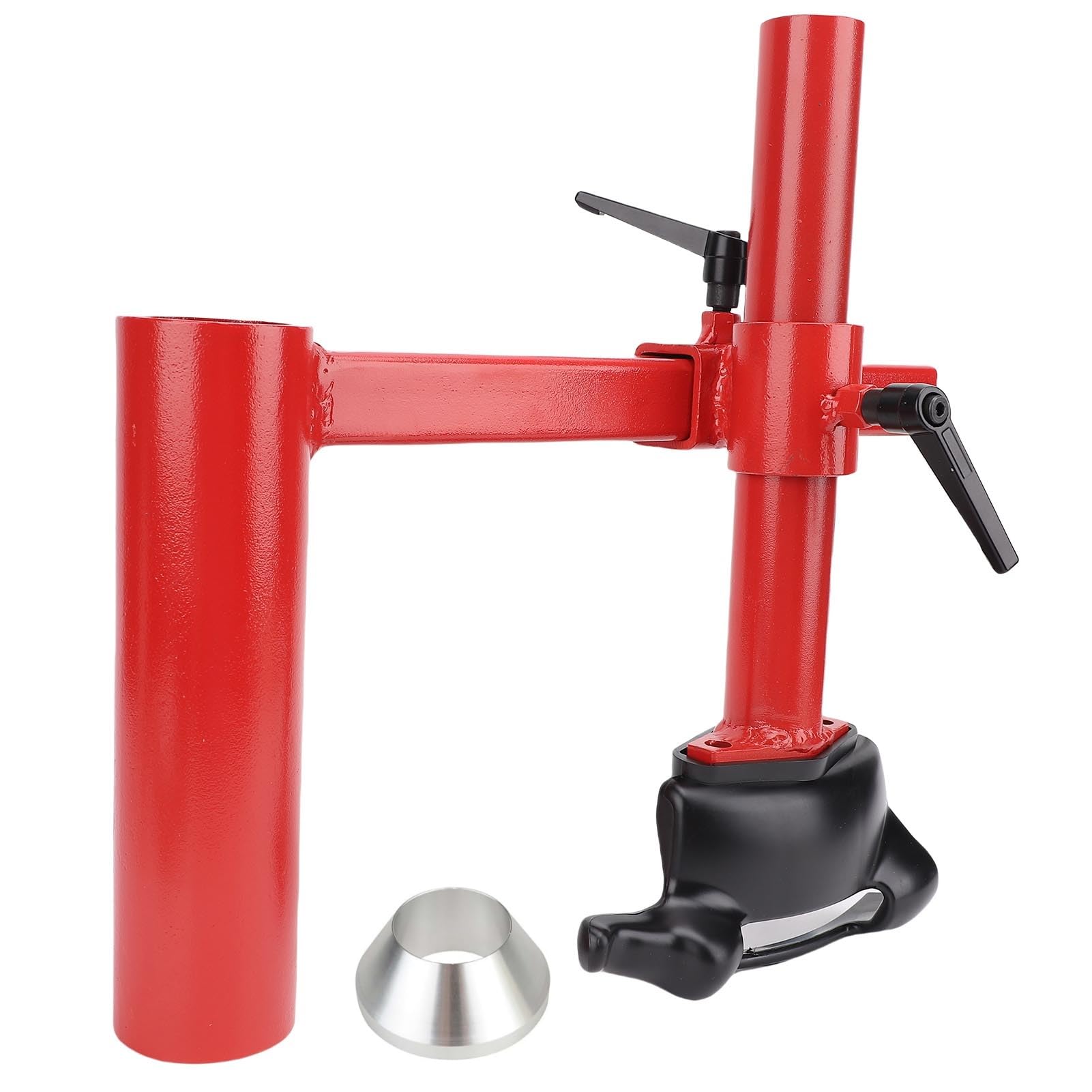 Fabater Manuelles Reifenwechsler Entenkopfadapter-Kit mit Silbernen Kegel, Verdickter Stahl Entenkopf-Reifenwechsler, Reifenwechslermaschinenmaschine für 16-21-Zoll-Reifen von Fabater