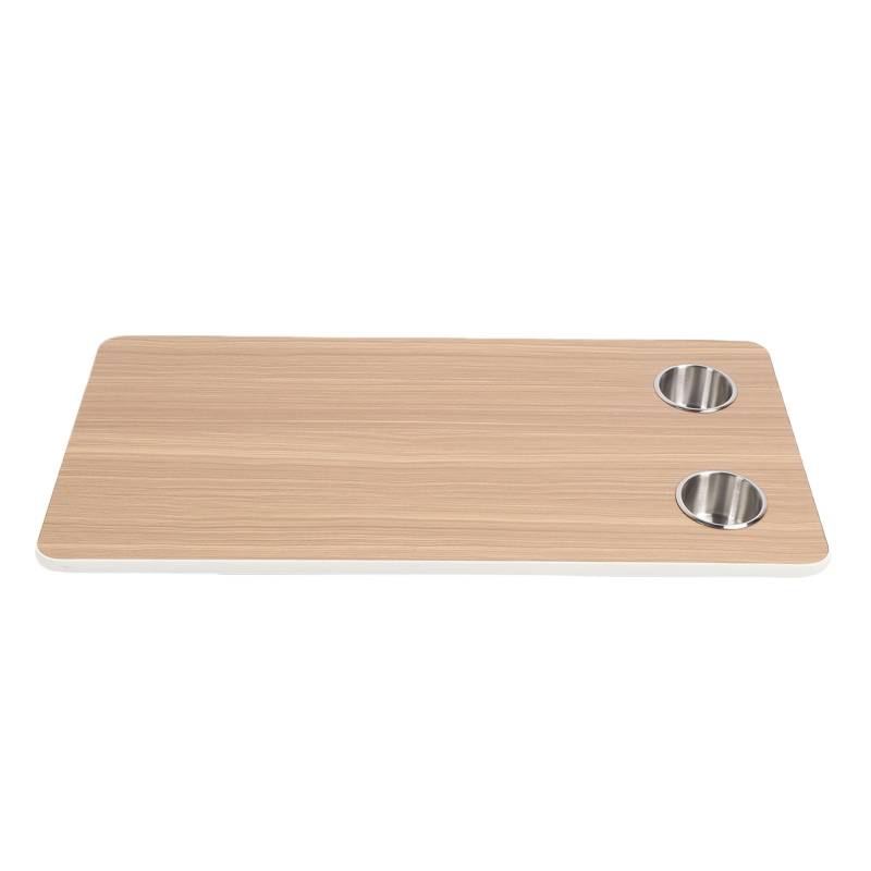 RV -Tischplatte, RV Dinette Tisch Top Ersatz mit 2 Tasse Halter, 31.49 X 174in Massivholzboot Tischplatte für RV -Anhänger -Wohnmobil -Yachtdeck, Abgerundete Ecken Zur (Brown) von Fabater