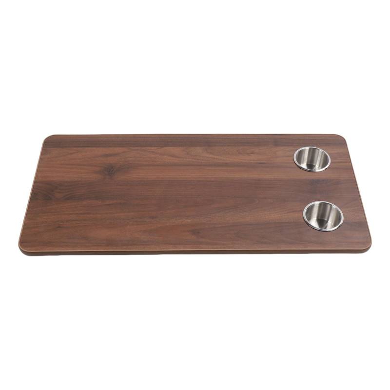 RV -Tischplatte, RV Dinette Tisch Top Ersatz mit 2 Tasse Halter, 31.49 X 174in Massivholzboot Tischplatte für RV -Anhänger -Wohnmobil -Yachtdeck, Abgerundete Ecken Zur (Farbe der von Fabater