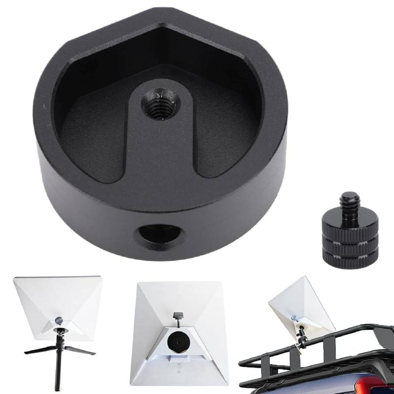 Starlink Mini Stativ Adapter - 1/4 -20 und 3/8-16 Gewinde-Halterung aus Aluminium Legierung für Starlink Mini-Kompatibel mit Stative, Befestigungs Klemmen, Rohr Adaptern von Fabater