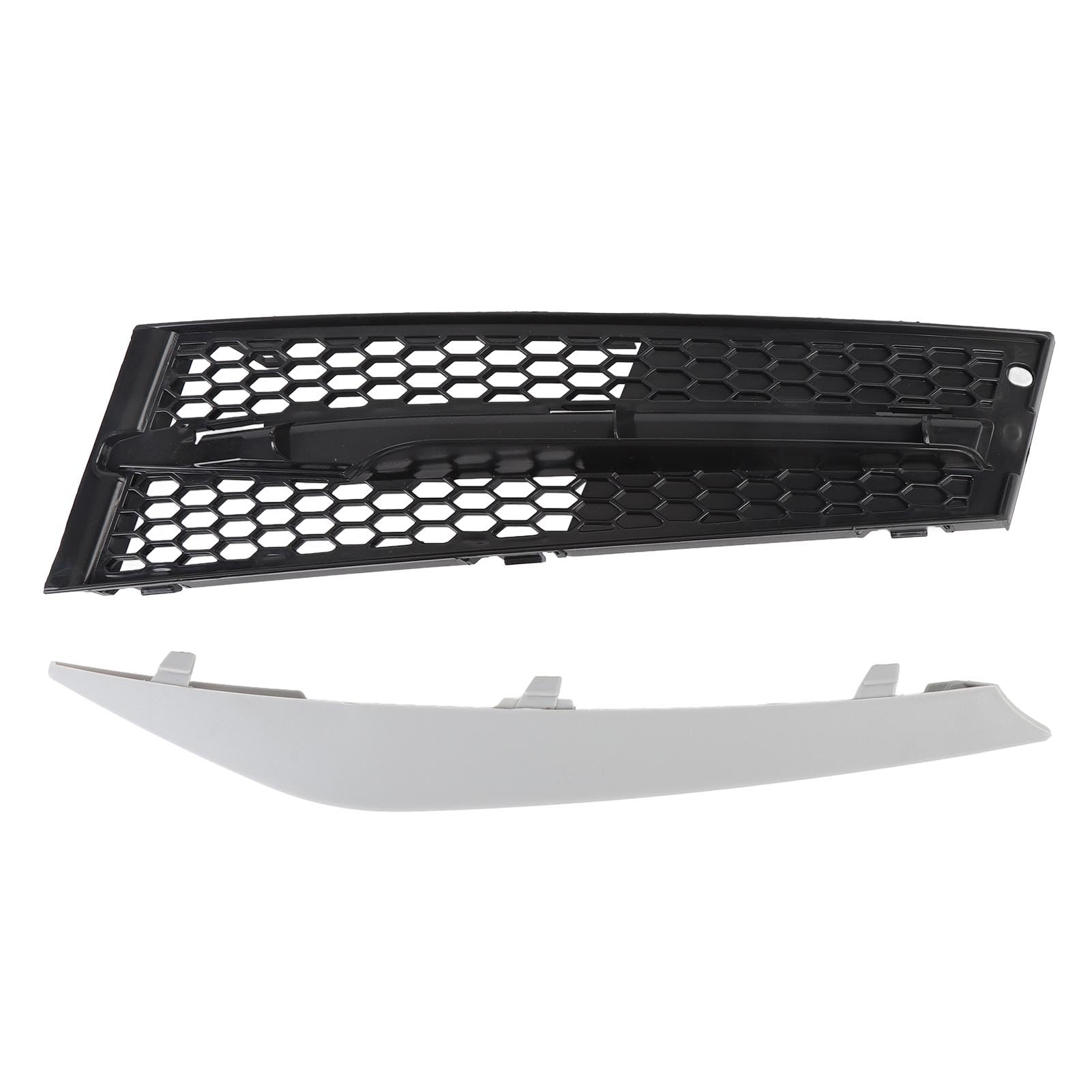 Unterer Kühlergrill mit Zierleiste für die vordere Stoßstange, Ersatz für das 3er E92 LCI Coupé 2011–2013, aus hochwertigem ABS, (Links: 51117229181+51117227923) von Fabater