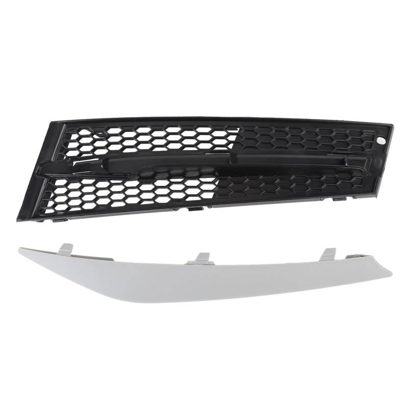 Unterer Kühlergrill mit Zierleiste für die vordere Stoßstange, Ersatz für das 3er E92 LCI Coupé 2011–2013, aus hochwertigem ABS, (Links: 51117229181+51117227923) von Fabater