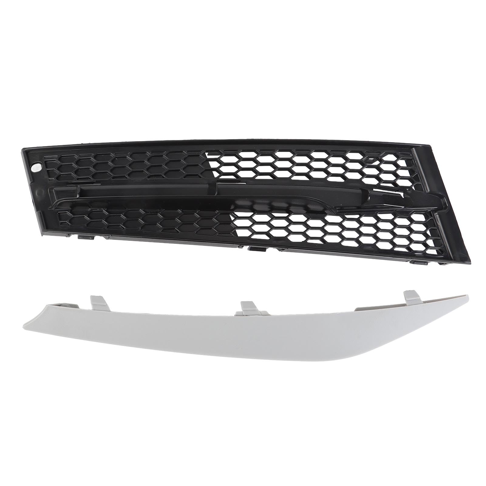 Unterer Kühlergrill mit Zierleiste für die vordere Stoßstange, Ersatz für das 3er E92 LCI Coupé 2011–2013, aus hochwertigem ABS, (Rechts: 51117229182+51117227924) von Fabater
