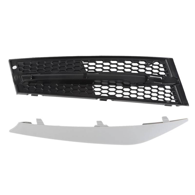 Unterer Kühlergrill mit Zierleiste für die vordere Stoßstange, Ersatz für das 3er E92 LCI Coupé 2011–2013, aus hochwertigem ABS, (Rechts: 51117229182+51117227924) von Fabater