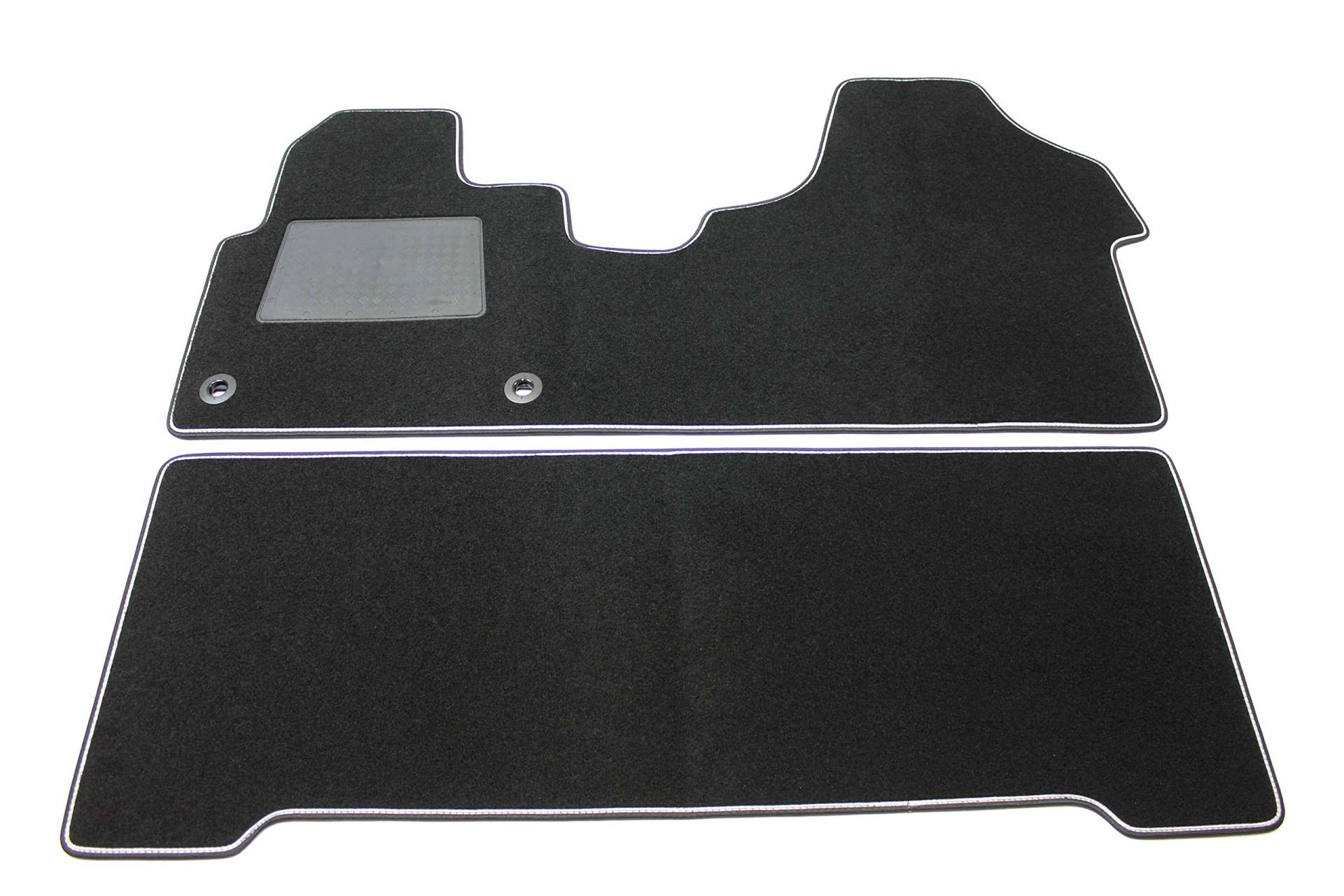 Anti-Rutsch-Fußmatten, Farbe: Schwarz, kompatibel mit Vivaro Van 6-Sitzer-Doppelkabine ab 2021- Anti-Rutsch-Fußmatten, Farbe: Schwarz, kompatibel mit Vivaro Van 6-Sitzer-Doppelkabine ab 2021- von Fabbri 3 di Fabbri Marco & C snc