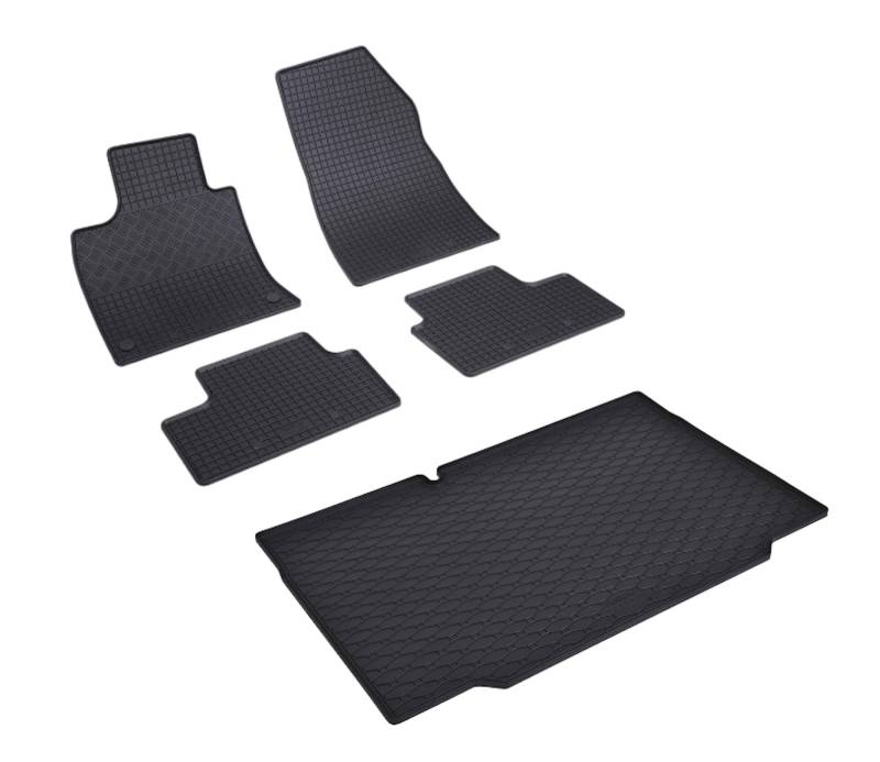 ilTappetoAuto by Fabbri 3 - 904956-74B-828054 - Kompatibel mit Gummimatten und Kofferraummatten aus Maßgeschneidert Klappgummi für Renault Clio 5 von Fabbri 3 di Fabbri Marco & C snc