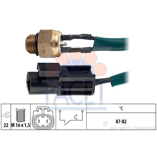 Facet 7.5112 Temperaturschalter, Kⁿhlerlⁿfter Facet 7.5112 Temperaturschalter, Kⁿhlerlⁿfter von Facet