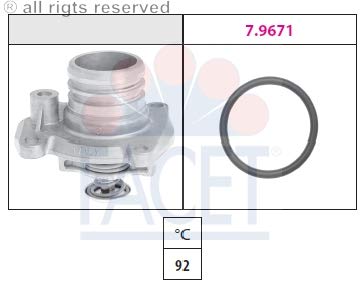 Facet 7.8458 Thermostat, Kⁿhlmittel von Facet