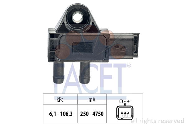 Sensor, Abgasdruck Facet 10.3271 von Facet