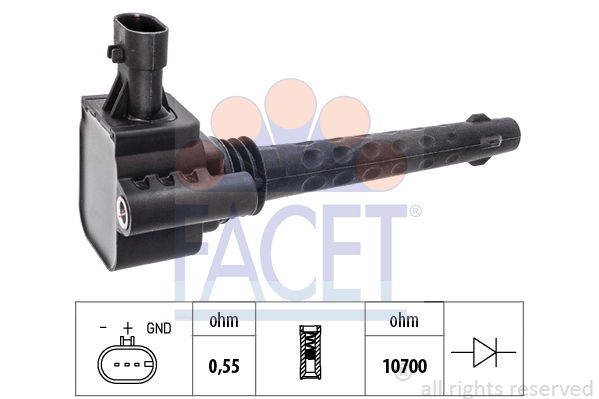 Zündspule Facet 9.6510 von Facet
