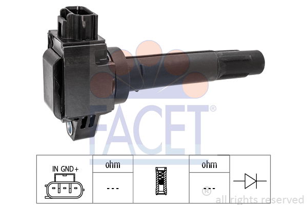 Zündspule Facet 9.6521 von Facet