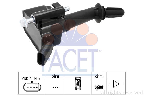 Zündspule Facet 9.6531 von Facet