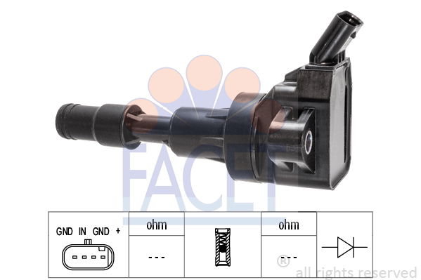 Zündspule Facet 9.6538 Zündspule Facet 9.6538 von Facet