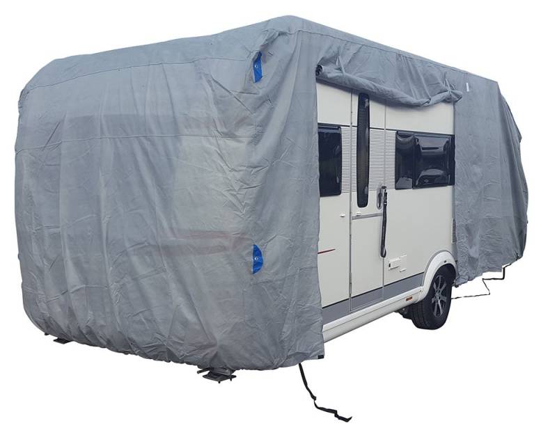 Fachhandel-Plus Premium Wohnwagenschutzhülle Schutzhülle für Wohnwagen Caravan Abdeckung 610x250x220 cm von Fachhandel Plus