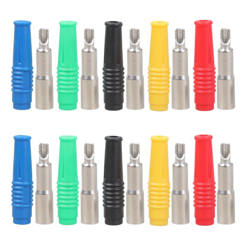 10pcs 4mm Banana Plugs Socket Mit Maximums Drahtkapazitäts Upgrades Für Experimente Und Elektronische Projekte von FackLOxc
