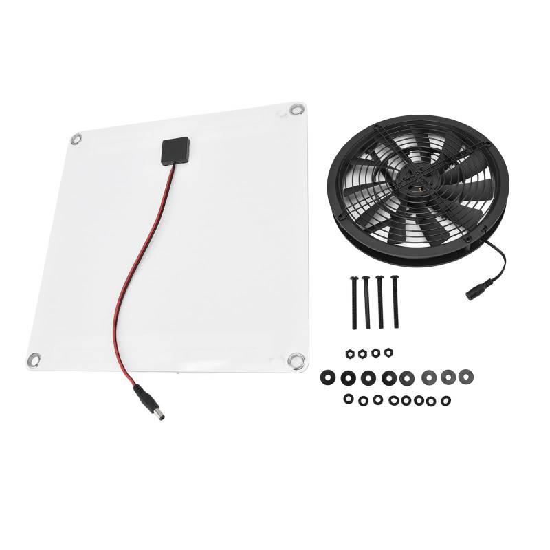 Robust 100W 12V Solars Ableitungslüfter Mit Einfachen Installationsdesigns Bequemes Zubehör Für Verschiedene Platz Täglich Nutzen von FackLOxc