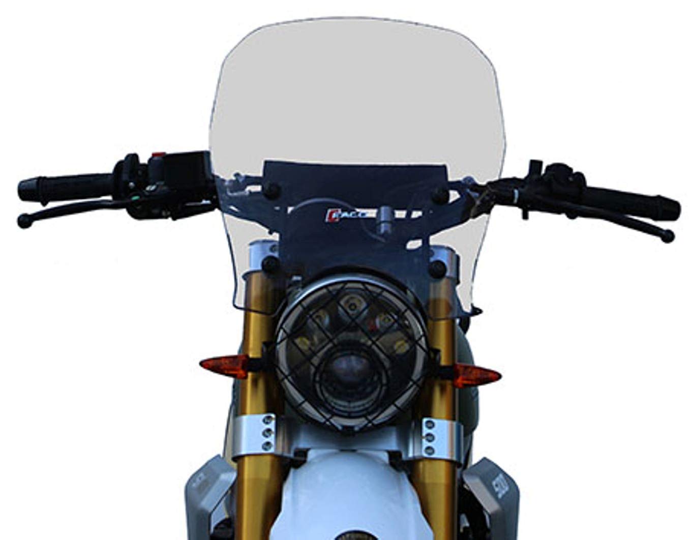 Windschild Rauchgrau klar 4 mm Fantic Caballero Scrambl Windschild Rauchgrau klar 4 mm Fantic Caballero Scrambl von FACO