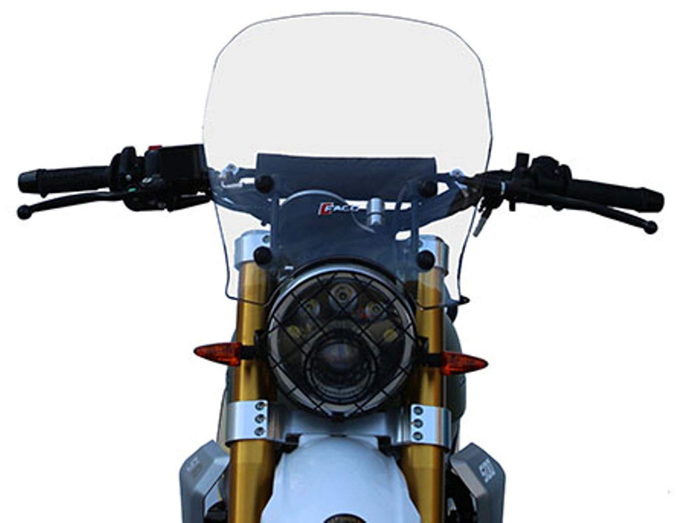 Windschild transparent 4 mm Fantic Caballero Scrambler 125-250-500 (18-19) - Artikelnummer 29075 von FACO