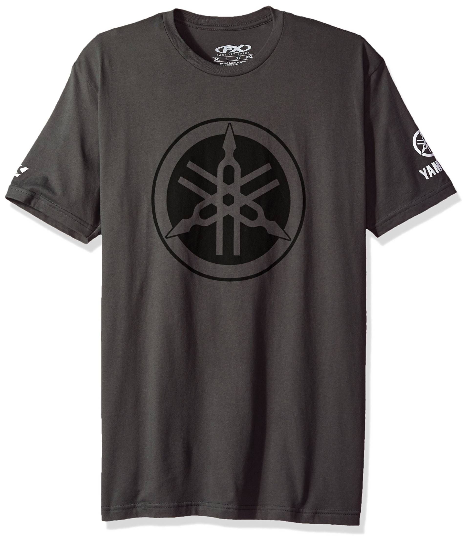 Factory Effex 16-88292 Yamaha Stimmgabel T-Shirt (Anthrazit, Größe L) von Factory Effex