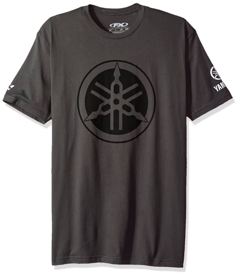Factory Effex 16-88292 Yamaha Stimmgabel T-Shirt (Anthrazit, Größe L) von Factory Effex