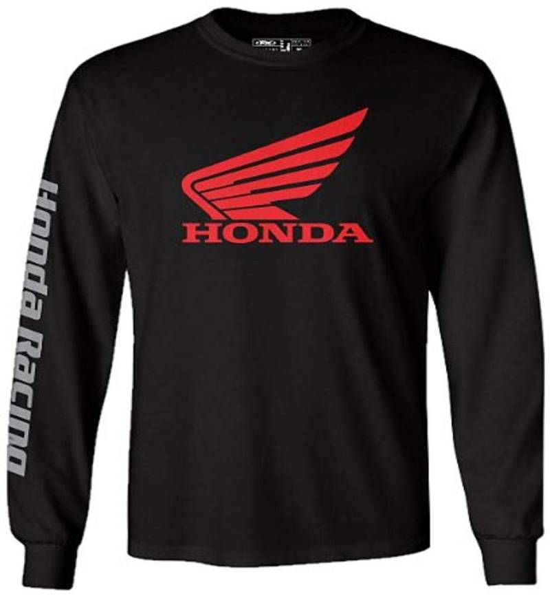 Factory Effex 17–87316 "Honda Langarm-T-Shirt (schwarz, Größe XL) von Factory Effex