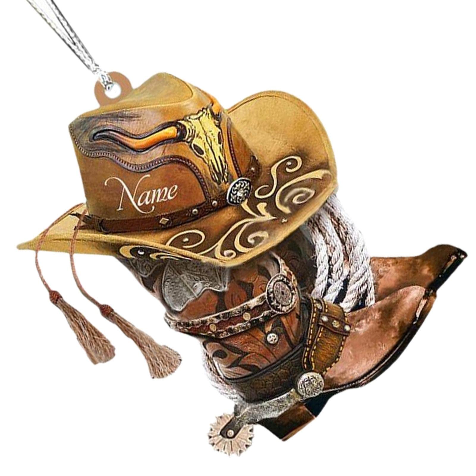 Cowboystiefel-Behang-Ornament | Auto Rückspiegel Anhänger - Zubehör für die Autoinnenausstattung, Geschenk für Pferdeliebhaber, Freunde Facynde von Facynde