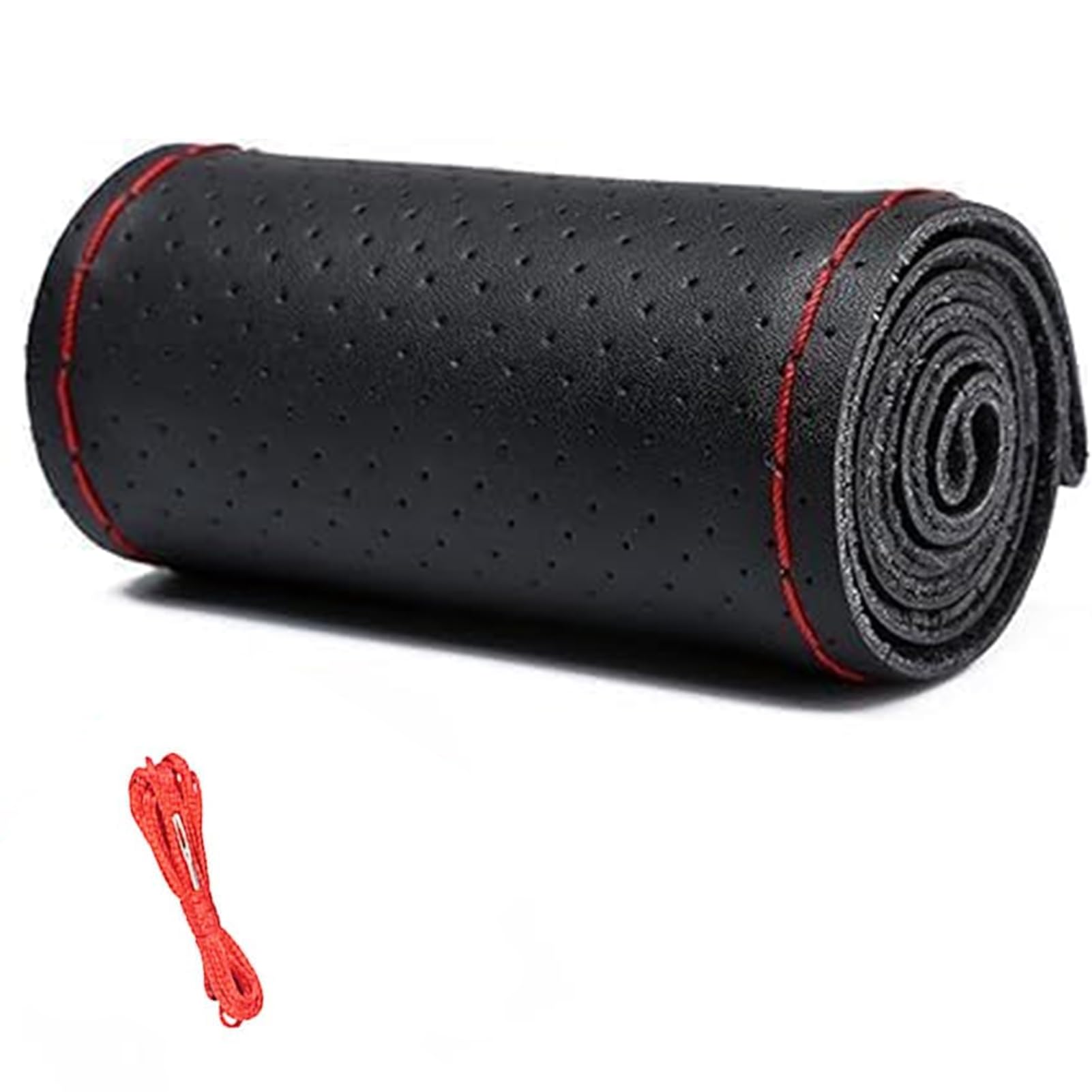 DIY Lenkradbezüge, 37-38 cm Echtem Leder Hand Nähen Weichem Faserleder rutschfest Universal Atmungsaktive Aufnähen Auto Lenkrad Schutzhülle mit Nadel und Faden Innenzubehör DIY Lenkradbezüge, 37-38 cm Echtem Leder Hand Nähen Weichem Faserleder rutschfest Universal Atmungsaktive Aufnähen Auto Lenkrad Schutzhülle mit Nadel und Faden Innenzubehör von Fadbudss