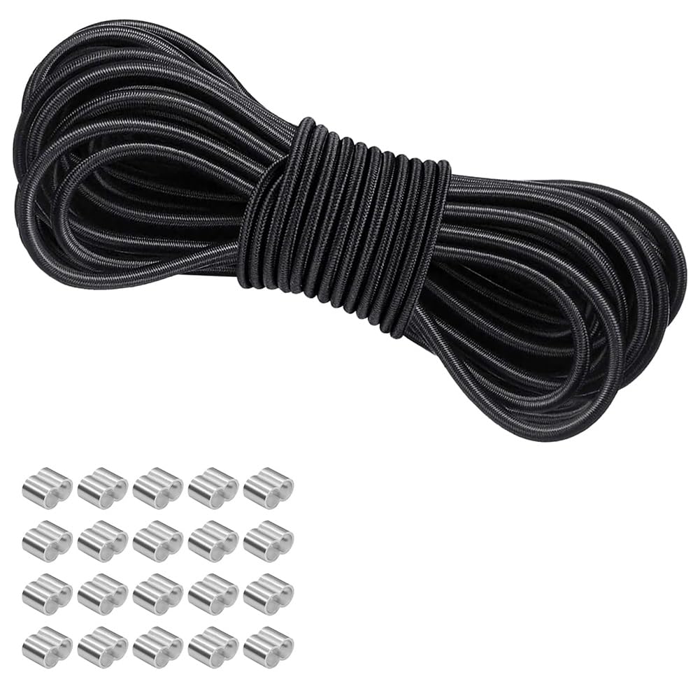 Faeymth Gummiseil für Anhängerplane, Expanderseil für Anhänger, Wetterfeste Gummischnur für Vielseitigen Einsatz, 6 mm X 10 M Faeymth Gummiseil für Anhängerplane, Expanderseil für Anhänger, Wetterfeste Gummischnur für Vielseitigen Einsatz, 6 mm X 10 M von Faeymth