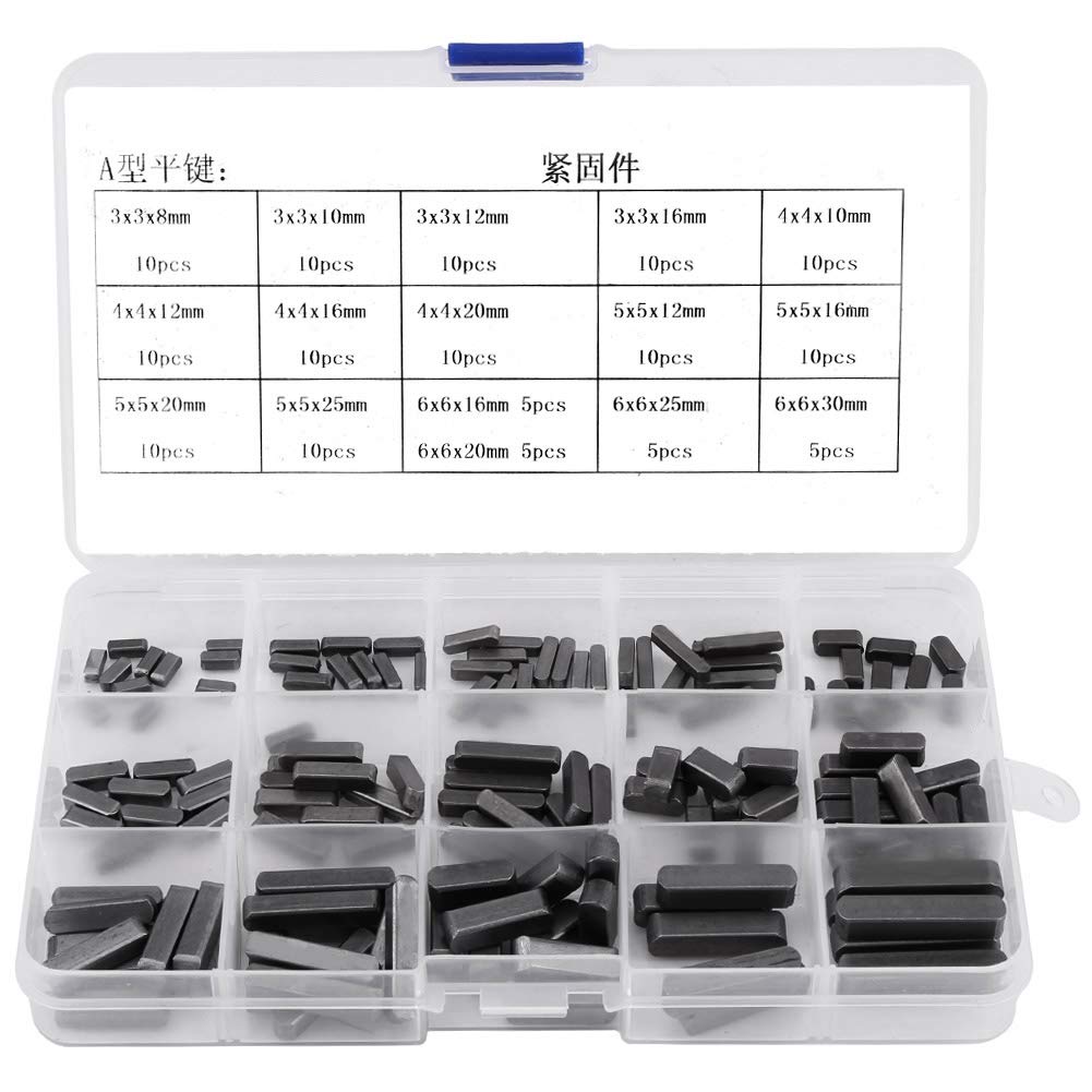 140pcs Runde Federschlüssel mit Box, 8 Mm, 10 Mm, 12 Mm, 16 Mm, 20 Mm, 25 Mm, 30 Mm für Mehrere Auswahlmöglichkeiten, Befestigungsgeräte 140pcs Runde Federschlüssel mit Box, 8 Mm, 10 Mm, 12 Mm, 16 Mm, 20 Mm, 25 Mm, 30 Mm für Mehrere Auswahlmöglichkeiten, Befestigungsgeräte von Fafeicy