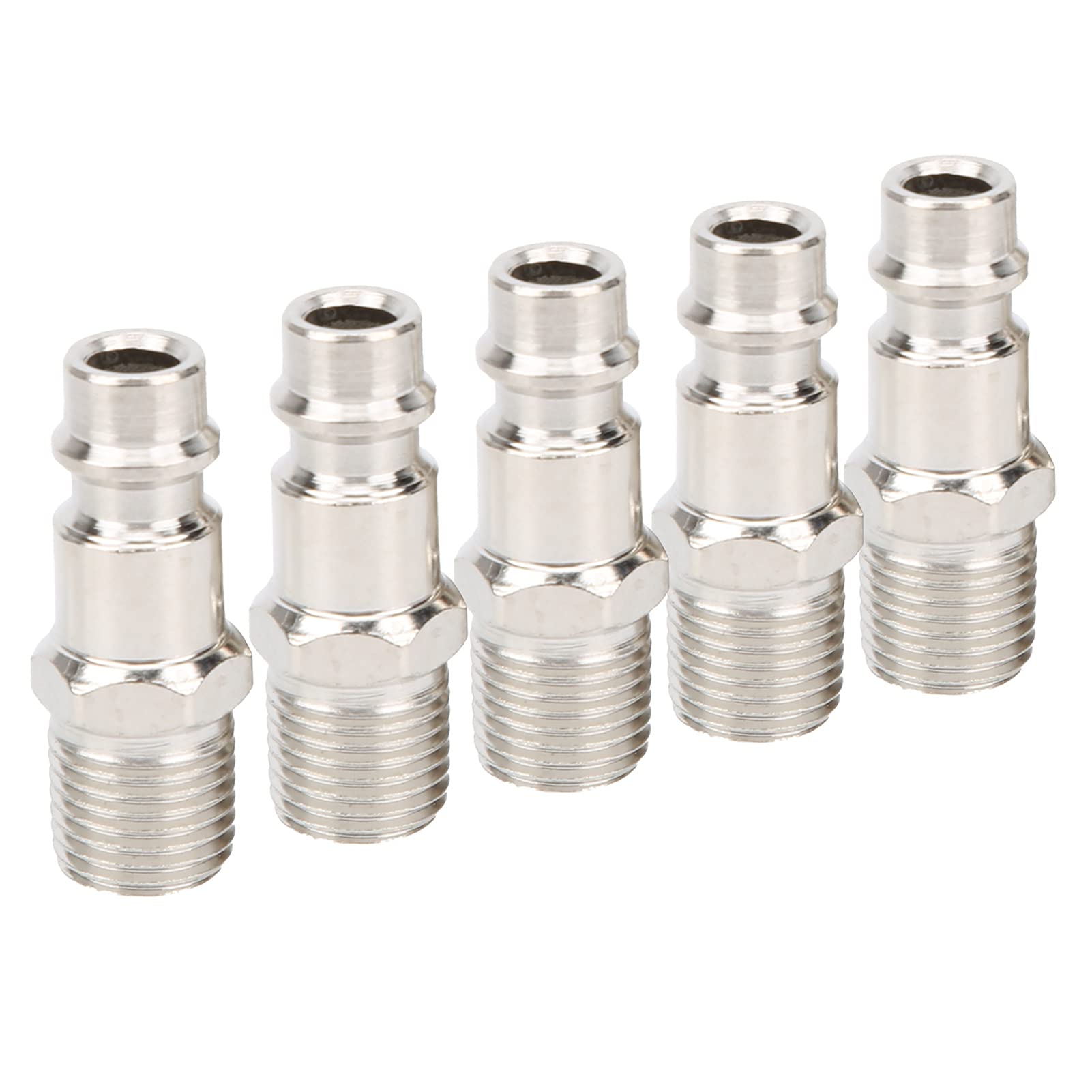 5pcs Pneumatic Tool Connector Europäischer Stecker Industrieluft -Kompressorzubehör, Hohe Zähigkeit mit Glatte Oberfläche, Gute Versiegelung für die Effizienz 5pcs Pneumatic Tool Connector Europäischer Stecker Industrieluft -Kompressorzubehör, Hohe Zähigkeit mit Glatte Oberfläche, Gute Versiegelung für die Effizienz von Fafeicy