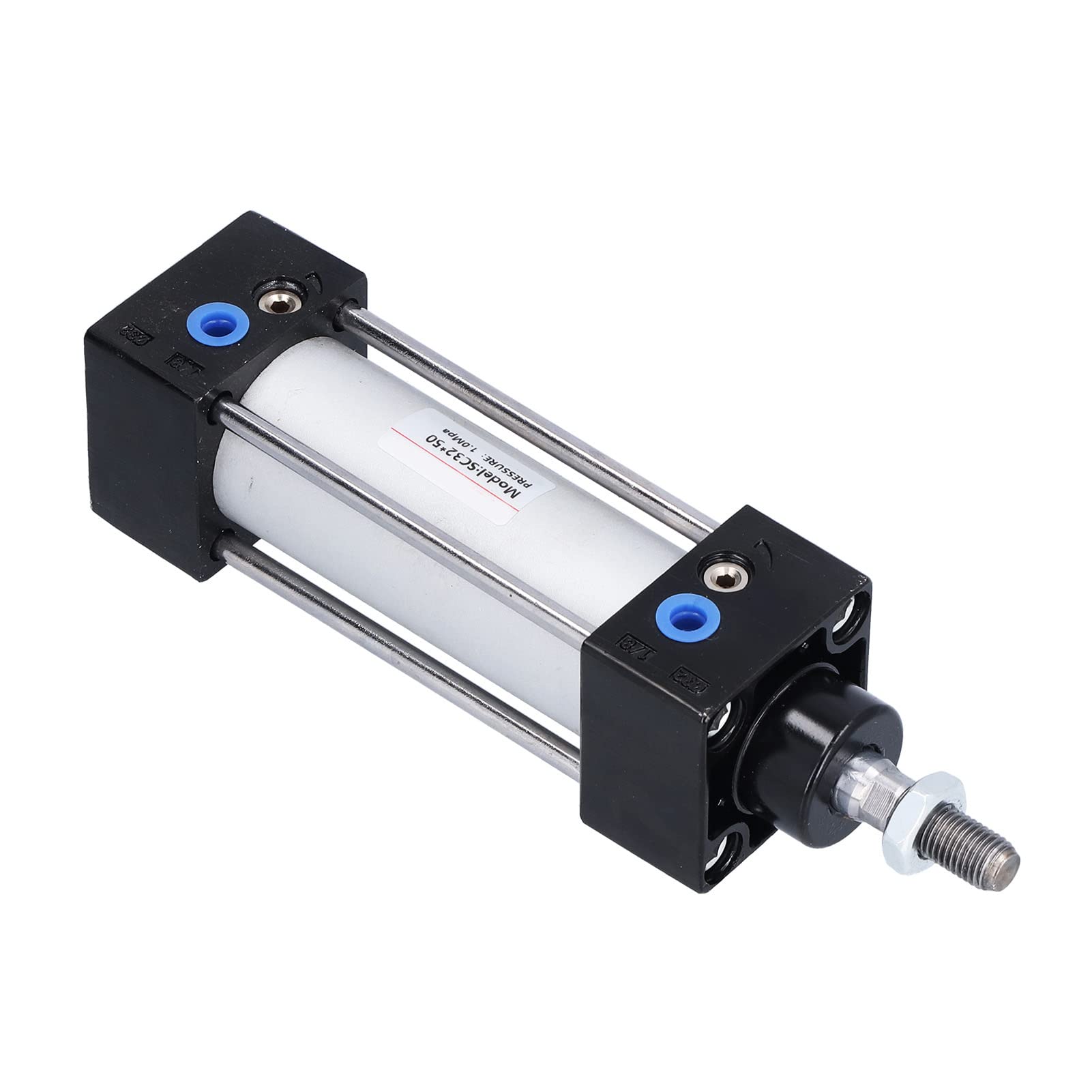 Fafeicy SC 32 X 50 Bohrung Aluminiumlegierung Pneumatischer Luftzylinder für Automatische Geräte, Korrosionsbeständigkeit, Langer Lebensdauer, Industrielle Kontrolle Fafeicy SC 32 X 50 Bohrung Aluminiumlegierung Pneumatischer Luftzylinder für Automatische Geräte, Korrosionsbeständigkeit, Langer Lebensdauer, Industrielle Kontrolle von Fafeicy