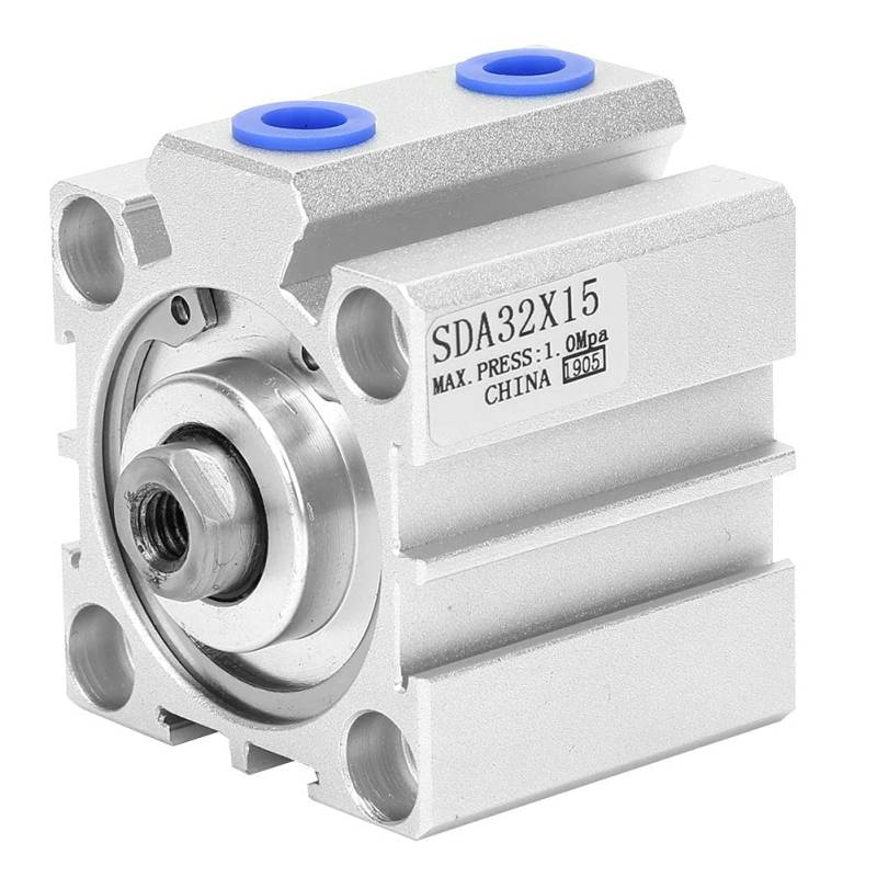 Fafeicy SDA32 -Luftzylinder Langlebige Doppelte Aktion Pneumatische Komponenten für den Industriellen Gebrauch Aluminiumlegierung (SDA32X15) von Fafeicy
