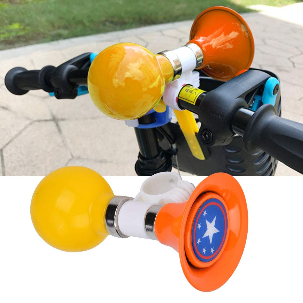 Fahrradglocke, Fahrradhorn Fahrradhorn, Fahrradmetallkautschuk für Fahrradfahrrad Laut (ORANGE) von Fafeicy
