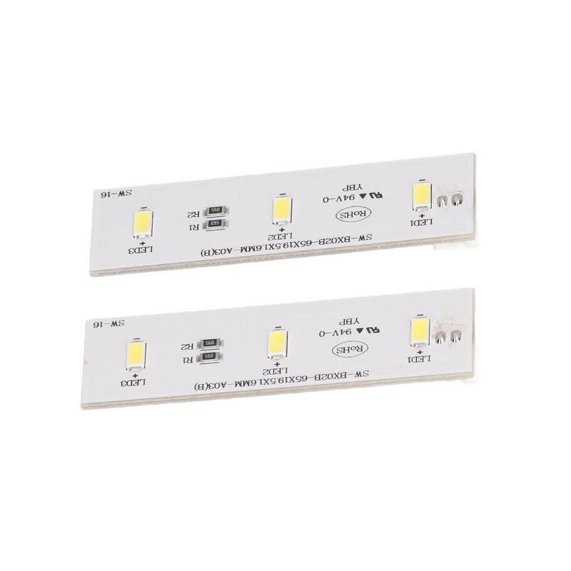 Gefrierschrankleuchte, 2pcs Light Board Ersatz -Kühlschrank -LED Lichtmodul für Homa Kühlschrank SW BX02B von Fafeicy