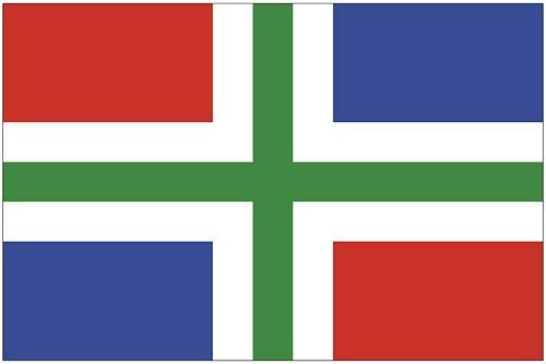 Aufkleber Sticker Flagge Fahne Niederlande - Groningen Autoaufkleber von FahnenMax