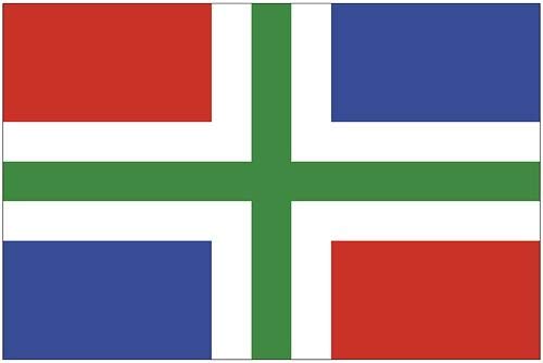Aufkleber Sticker Flagge Fahne Niederlande - Groningen Autoaufkleber von FahnenMax