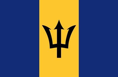 Autoaufkleber Sticker Fahne Barbados Flagge Aufkleber von FahnenMax