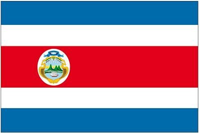 Autoaufkleber Sticker Fahne Costa Rica Flagge Aufkleber von FahnenMax