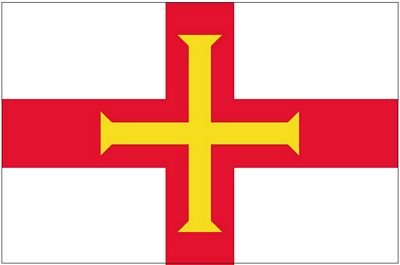 Autoaufkleber Sticker Fahne Guernsey Flagge Aufkleber von FahnenMax