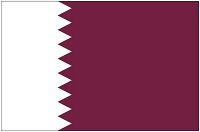 Autoaufkleber Sticker Fahne Katar Flagge Aufkleber von FahnenMax