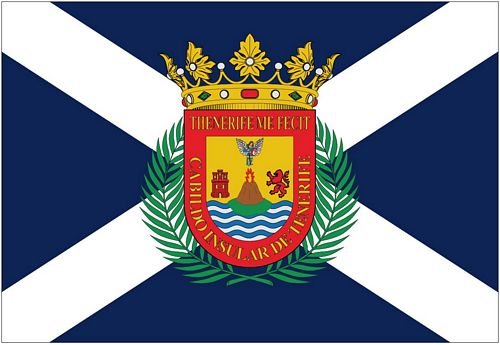 Autoaufkleber Sticker Fahne Spanien - Teneriffa Flagge Aufkleber von FahnenMax