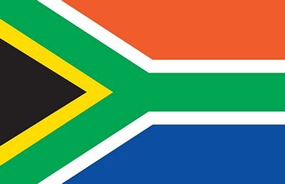 Autoaufkleber Sticker Fahne Südafrika Flagge Aufkleber von FahnenMax