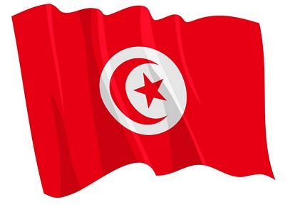 Autoaufkleber Sticker Fahne Tunesien wehend Flagge Aufkleber Autoaufkleber Sticker Fahne Tunesien wehend Flagge Aufkleber von FahnenMax