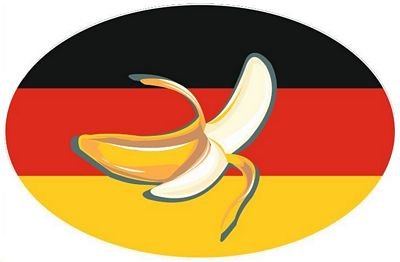 FahnenMax Autoaufkleber Sticker Wappen Bananenrepublik Aufkleber von FahnenMax