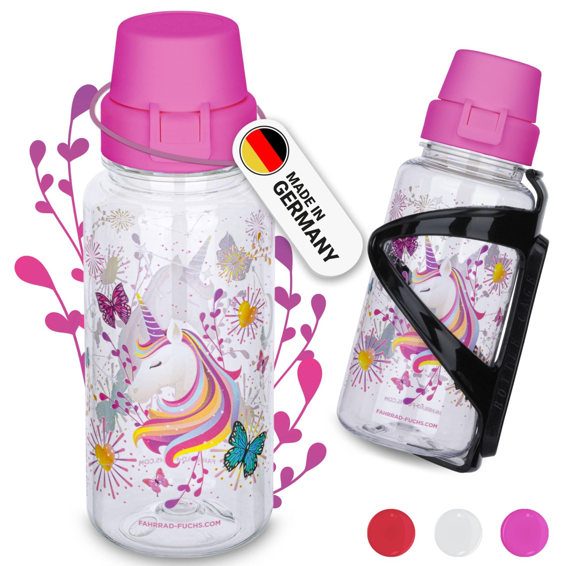 Fahrradflasche Kinder mit Halterung - Einhorn - Trinkflasche Fahrrad, Flaschenhalter Fahrrad, Fahrrad Trinkflasche, Getränkehalter Fahrrad, Fahrrad Flaschenhalter, Trinkflaschenhalter Fahrrad Fahrradflasche Kinder mit Halterung - Einhorn - Trinkflasche Fahrrad, Flaschenhalter Fahrrad, Fahrrad Trinkflasche, Getränkehalter Fahrrad, Fahrrad Flaschenhalter, Trinkflaschenhalter Fahrrad von Fahrrad Fuchs
