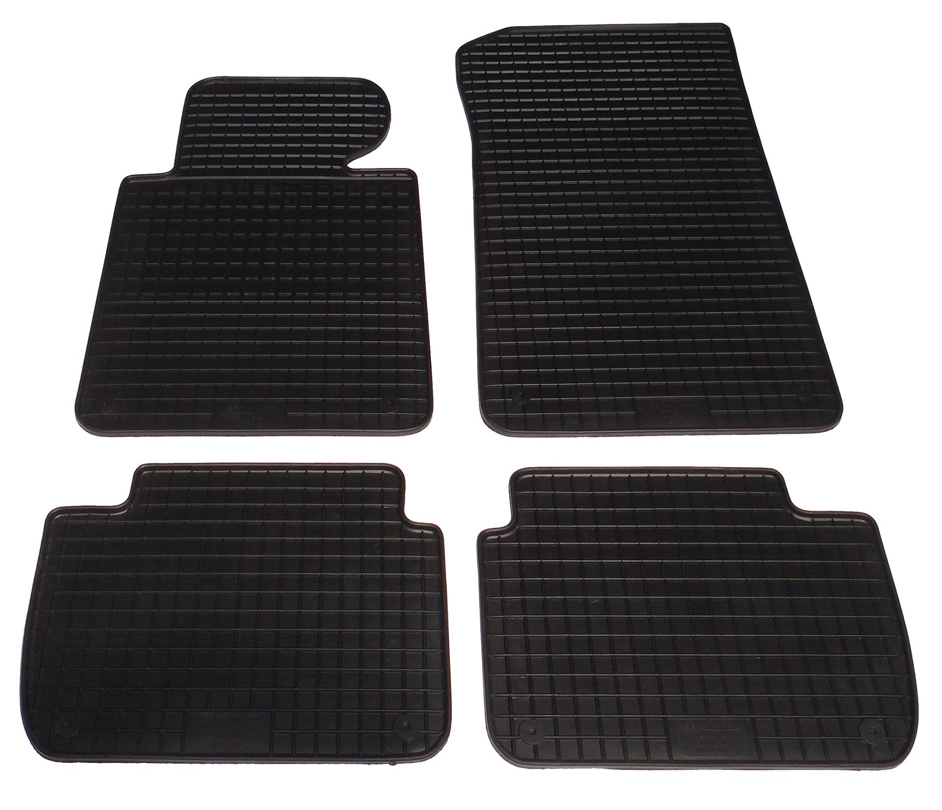Auto Fußmatten Gummi Set 4-teilig passgenau, schwarz Auto Fußmatten Gummi Set 4-teilig passgenau, schwarz von Fahrzeugmatten.de
