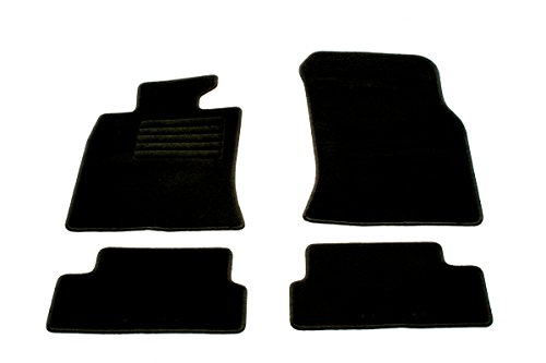 Auto Fußmatten Velours Set 4-teilig passgenau, schwarz von Fahrzeugmatten.de