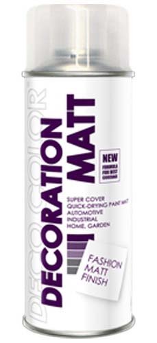 Deco Color DC Lackspray MATT nach RAL 400ml freie Farbeauswahl (Klarlack matt) von Deco Color