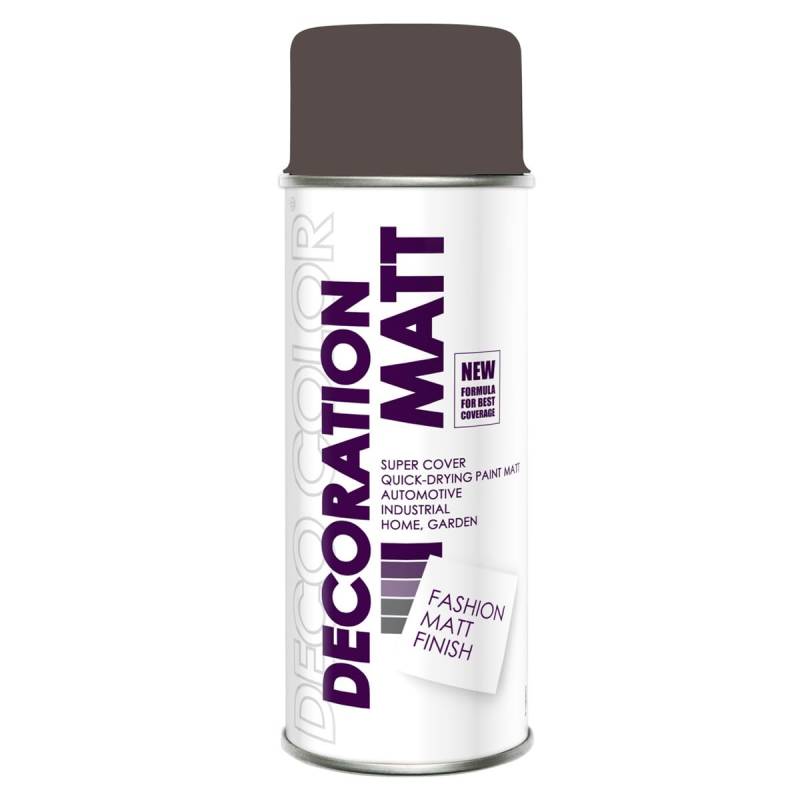 DC Lackspray MATT nach RAL 400ml freie Farbeauswahl (graubraun matt RAL 8019) von Fahrzeugteile Hoffmann