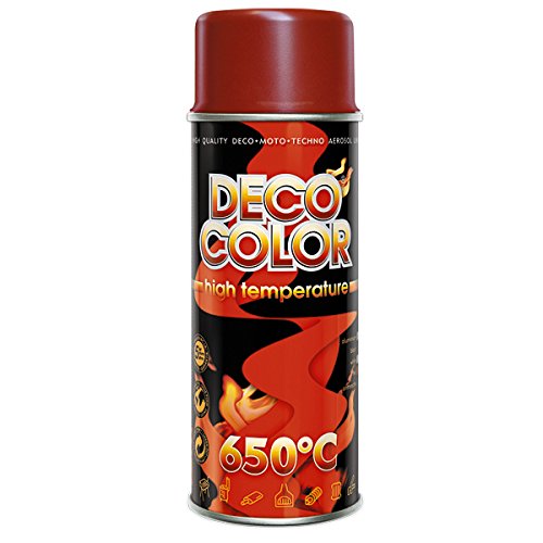 Fahrzeugteile Hoffmann 1 Stück 400ml rotbraun Ofenlack Auspufflack Lack hitzebeständig 650° von Deco Color